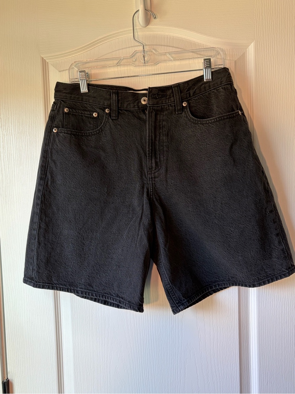 Abercrombie & Fitch women’s Curvy Jort mid rise shorts size 28 | 6 AF11